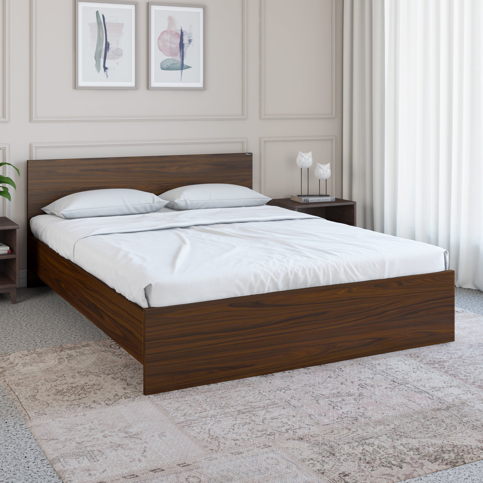 Arthur King Bed (Walnut) furniture reference
